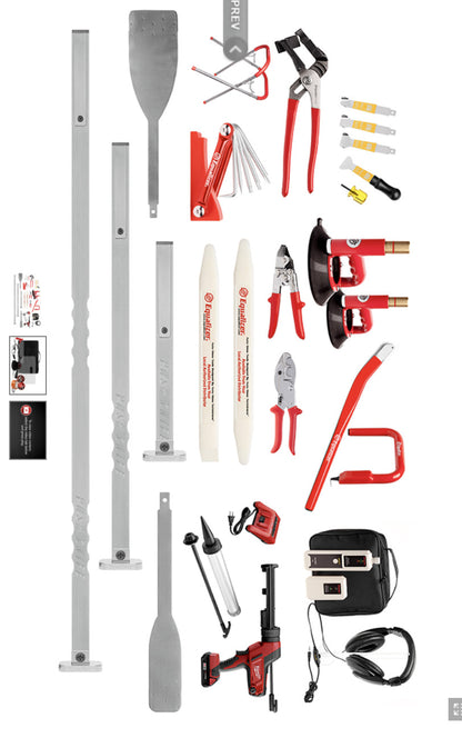 Glass Removal Kit with Raptor, Auto Glass Cut Out Device and Windshield Tool