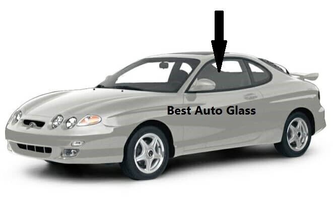 Fits: 1997-2001 Hyundai Tiburon 2D Coupe Front Left Driver Door Glass Window