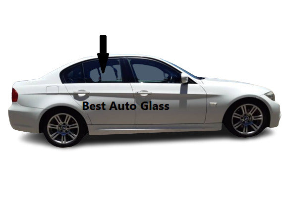 Fits: 2006-2012 BMW 325,328,330,335 M3 4D Sedan Passenger Right Rear Door Glass