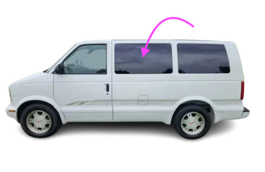 Fit:85-93 Cheverlot Astro & GMC Safari Driver Rear Left Window Glass -Stationary