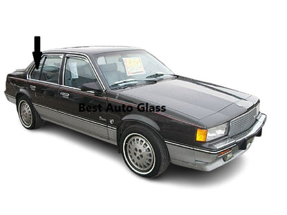 Fit: 82-94 Buick Skyhawk, Cadillac Cimarron. Chev Cavalier Rear Right Vent Glass