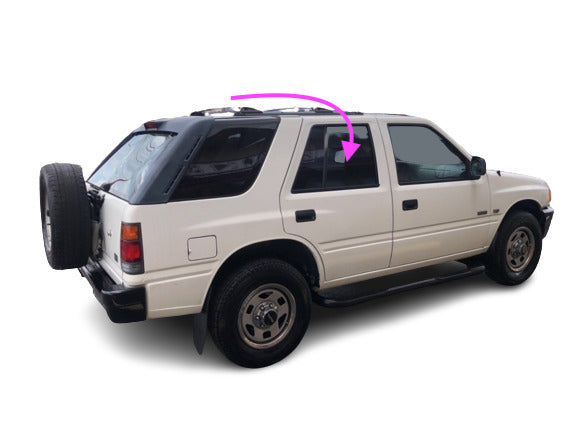 Fit 1991-1997 Isuzu Rodeo,94-1997 Honda Passport Passenger Rear Right Door Glass