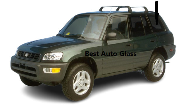 Fits: 1996-2000 Toyota Rav4 Utility Driver Side Rear Left Quarter window Glass