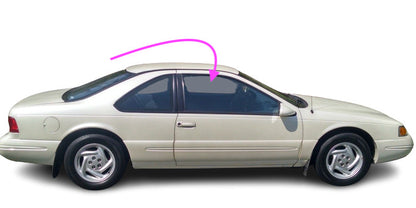 Fit: 96-97 Ford Thunderbird | Mercury Cougar 2D Coupe Front Passenger Door Glass