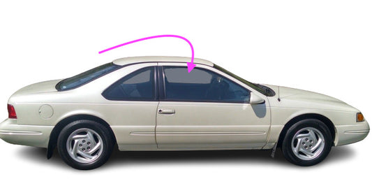 Fit: 96-97 Ford Thunderbird | Mercury Cougar 2D Coupe Front Passenger Door Glass