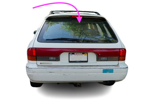 Fit 1993-1996 Mitsubishi Diamante 4D Station Wagon Rear Back Window Glass-Heated