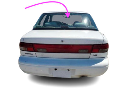 Fits: 1994-1997 Kia Sephia 4 Door Sedan Rear Window Back Glass-Heated