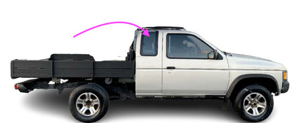 Fits: 1986-1997 Nissan 850 Pickup 2D Extend Rear Right Quarter Window Glass