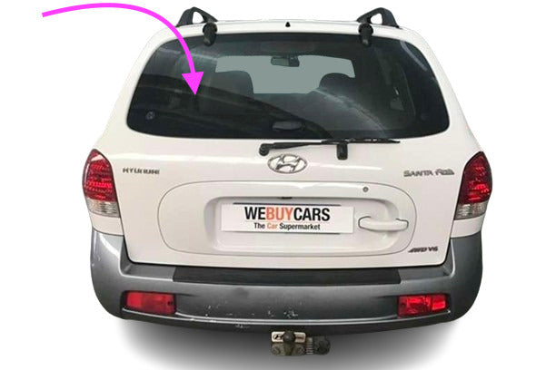 Fits: 2001-2006 Hyundai Santa FE 4 Door Utility Rear Window Back Glass-Heated