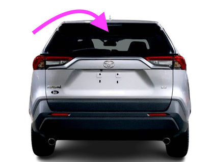 Fits: 2019-2023 Toyota RAV4 Back Glass, Rear Window glass -Dark