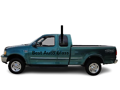 Fits: 1997-1998 Ford F150 & F250 Rear Left Quarter Window Glass Movable/Dark