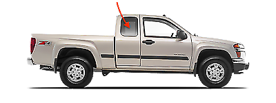 Fits 2004-2012 Chevy Colorado GMC Canyon 2D Ext Cab Passenger Rear Quarter Glass