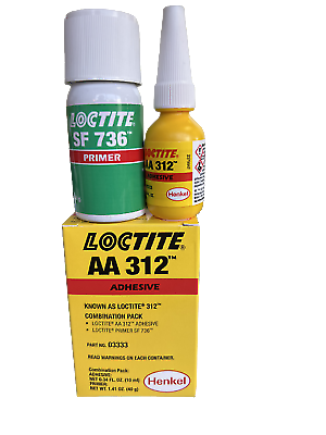 Adhesive Glue Loctite 2 part Kit Speedbonder Bonds,Glass, Metal, 3325 10+40 ml