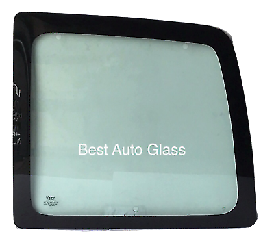 Fits: 1996-2002 GMC Savana Passenger Side Right Rear Back Glass Window Movable