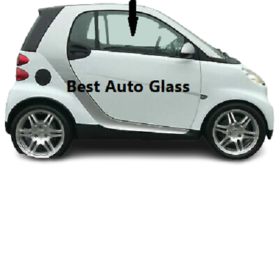 Fit 2001-2007 Smart Fortwo 2D Coupe Passenger Side Front Right Door Window Glass