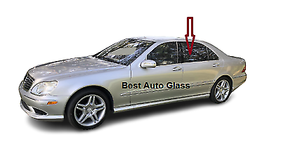 Fit 2000-2006 Benz S430,500,600 S55 S65AMG Driver Rear Left Door Glass Laminated