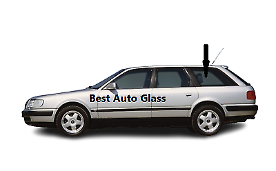 Fits: 1992-1994 Audi 100 4D Station Wagon Driver Side Left Quarter Window Glass