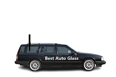 Fits: 1991-1995 Volvo 940 4D Station Wagon Passenger Right Quarter Window Glass