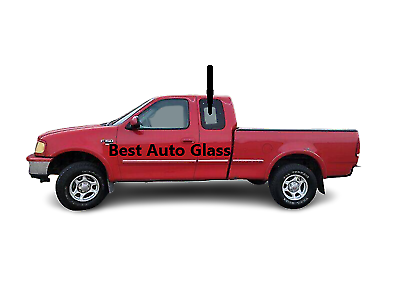 Fits 1997-1998 Ford F150 & F250LD Driver Left Quarter Window Glass Movable Clear