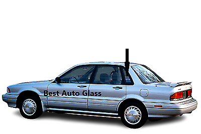 Fits: 1989-1993 Mitsubishi Galant 4D Sedan Driver Side Left Quarter Window Glass