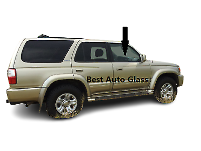 Fits: 1996-2002 Toyota 4Runner Passenger Side Front Right Door Glass