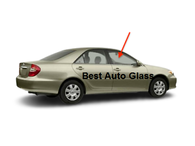 Fit 2002-2006 Toyota Camry 4D Sedan Passenger Front Right Door Glass-Japan Built