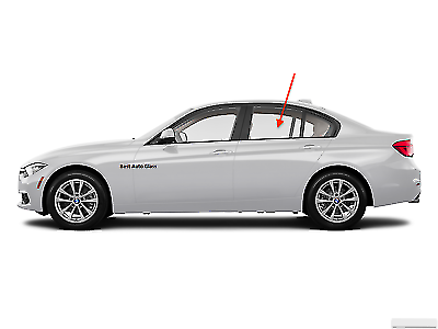 Fits 12-2020 BMW 328 335 320 M3 4D Sedan Rear Driver Left Side Door Window Glass