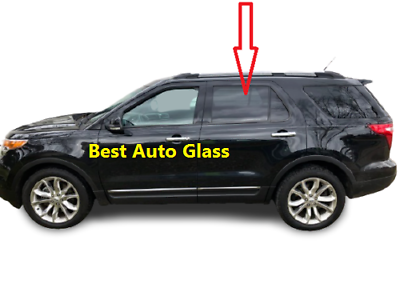 Fits: 2011-2019 Ford Explorer SUV Driver Side Left Rear Door Glass Window