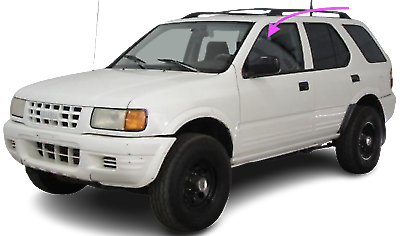 Fit 1994-1997 Isuzu Rodeo.Amigo,Honda Passport Driver Side Front Left Door Glass