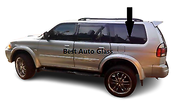 Fits: 1997-2007 Mitsubishi Montero Sport Driver Left Rear Quarter Window Glass