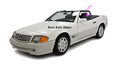 Fit 1990-02 Mercedes Benz SL600,500,320 Convertible Front Left Door Window Glass