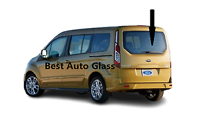 Fits: 2014-2023 Ford Transit Connect Rear Window Glass Without Wiper Hole-CLEAR