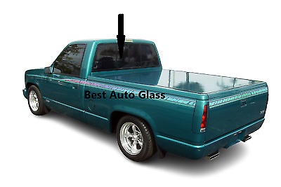 Fit 88-93 Chevy GMC C/K 1500-3500 Privacy Tinted Stationary Rear Back Glass/Dark