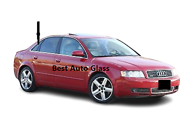 Fit: 1996-2002 Audi A4,S4 4D Sedan Passenger Side Right Quarter Window Glass