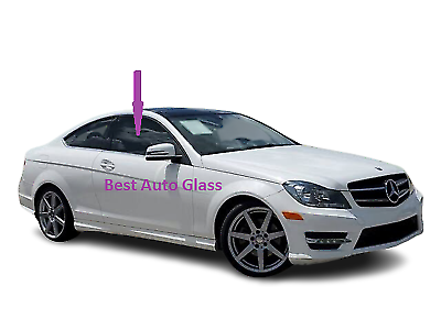 Fits: 2012-2015 Mercedes Benz C250,C350,63 AMG 2D Coupe Front Right Door Glass