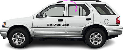 Fit 1998-2004 Isuzu Rodeo & 1998-2002 Honda Passport Left Rear Door Window Glass