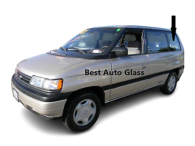 Fits: 1989-1995 Mazda MPV Mini Van Rear Left Side Quarter Window Glass/clear