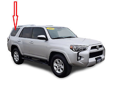 Fits: 2010-2013 Toyota 4Runner Utility Passenger Rear Right Quarter Window Glass