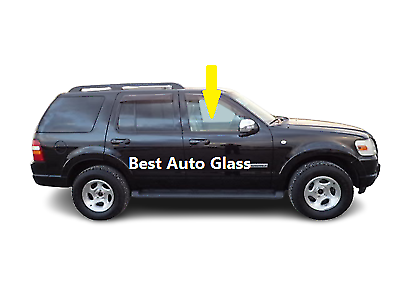 Fits: 2002-2010 Ford Explorer 4D Utility Passenger Side Front Right Door Glass