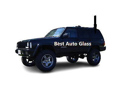 Fits: 1984-2001 Jeep Cherokee & Wagoneer 4D Rear Left Quarter Window Glass/Dark