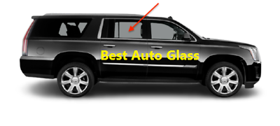 Fits:15-20 Escalade ESV/Suburban/Yukon XL Passenger Right Rear Door Window/Clear