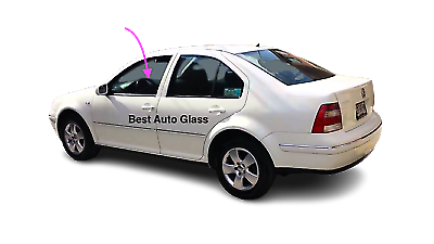 Fit 2000-2005 Volkswagen Jetta, 99 New Jetta Driver Left Front Door Window Glass