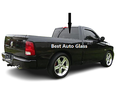 Fit 2009-2024 Ram Pickup 1500 Rear Window Back Glass/SolarHeated Stationary-Dark