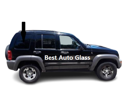 Fits:2004-2007 Jeep Liberty 4D Utility Passenger Rear Right Quarter Window Glass