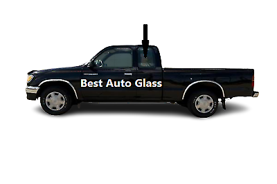 Fits: 1995-1998 Toyota Tacoma 2D Ext Cab Driver Left Quarter Window Glass/Dark