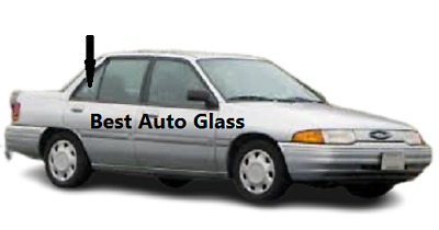 Fits:1991-1993 Ford Escort &Mercury Tracer 4D Sedan Right Rear Vent Window Glass