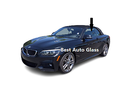 Fits:2015-2021 BMW 228i,230i, 2D Convertible Driver Side Front Door Window Glass