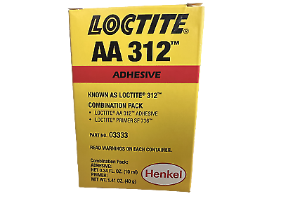 Adhesive Glue Loctite 2 part Kit Speedbonder Bonds,Glass, Metal, 3325 10+40 ml