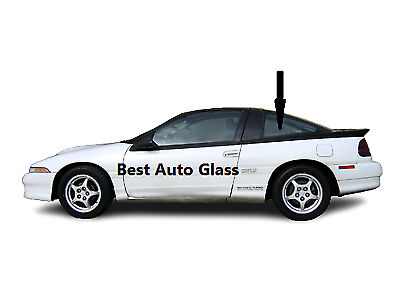 Fit: 1990-94 Eagle,Mitsubishi,Plymouth 2D Hatch& Coupe Left Quarter Window Glass