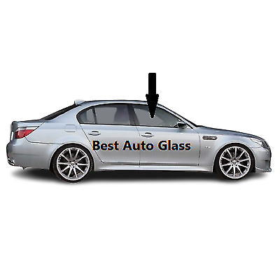 Fits: 2004-2010 BMW 525,528,530,535,545,550,M5 Passenger Right Front Door Glass